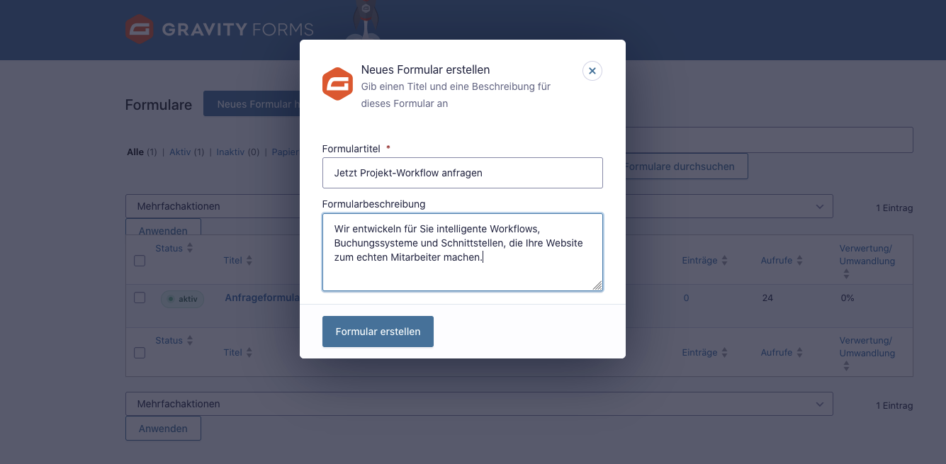Mehr als nur Kontakt: Warum Gravity Forms das Kraftpaket für Ihre WordPress-Workflows ist